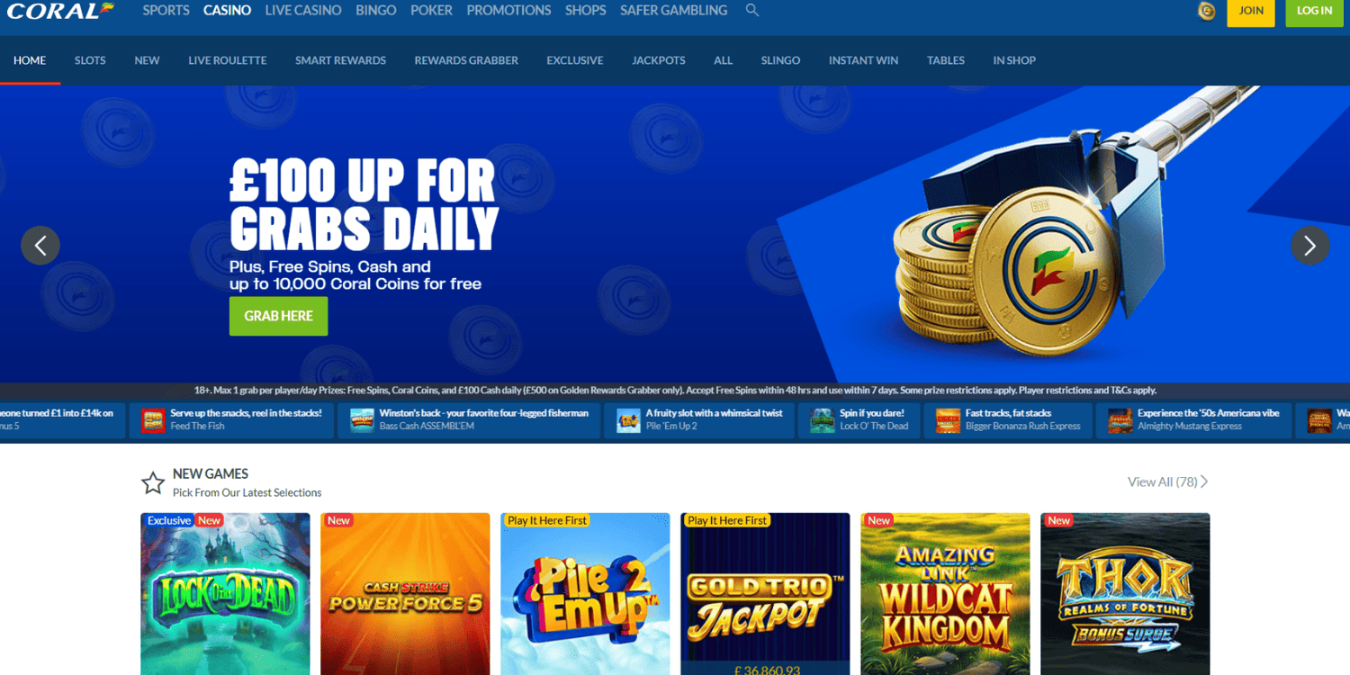 Coral Betting Site not on GamStop